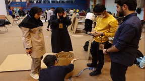 رقابت مهندسی «ایستاباکس»؛ سنجش استحکام سازه‌های بدون اتصال در شریف